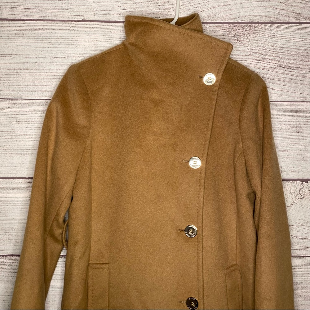 MICHAEL Michael Kors Wool Coat -Dark Camel size PM NEW WITH TAGS - Picture 16 of 16